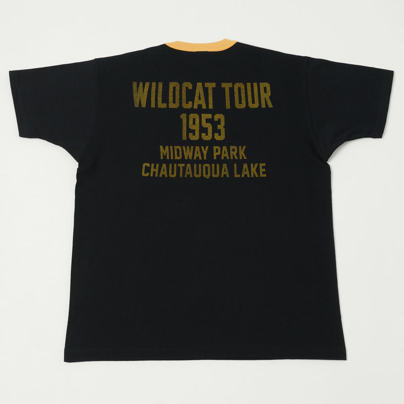 TOYS McCOY 'Felix Wildcat' Ringer Tee - Black