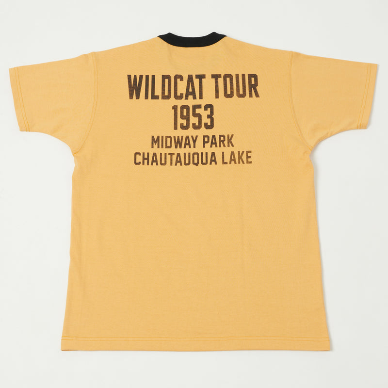 TOYS McCOY 'Felix Wildcat' Ringer Tee - Yellow