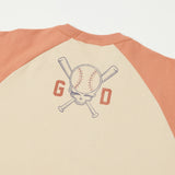 TOYS McCOY 'Grateful Dead'  Baseball Tee - Beige/Carrot