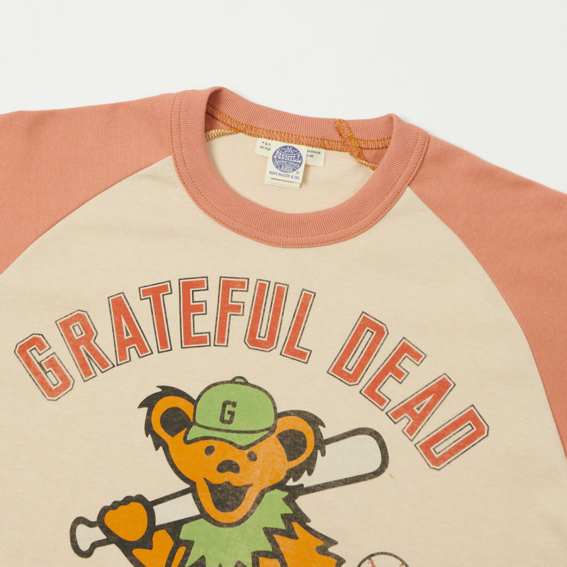 TOYS McCOY 'Grateful Dead'  Baseball Tee - Beige/Carrot