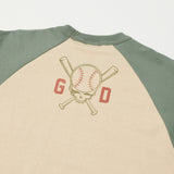 TOYS McCOY 'Grateful Dead'  Baseball Tee - Beige/Green