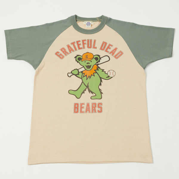 TOYS McCOY 'Grateful Dead'  Baseball Tee - Beige/Green