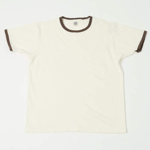 TOYS McCOY Johnny Ringer T-Shirt - Off White/Charcoal