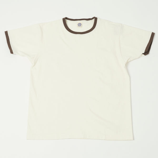 TOYS McCOY Johnny Ringer Tee - Off White/Charcoal