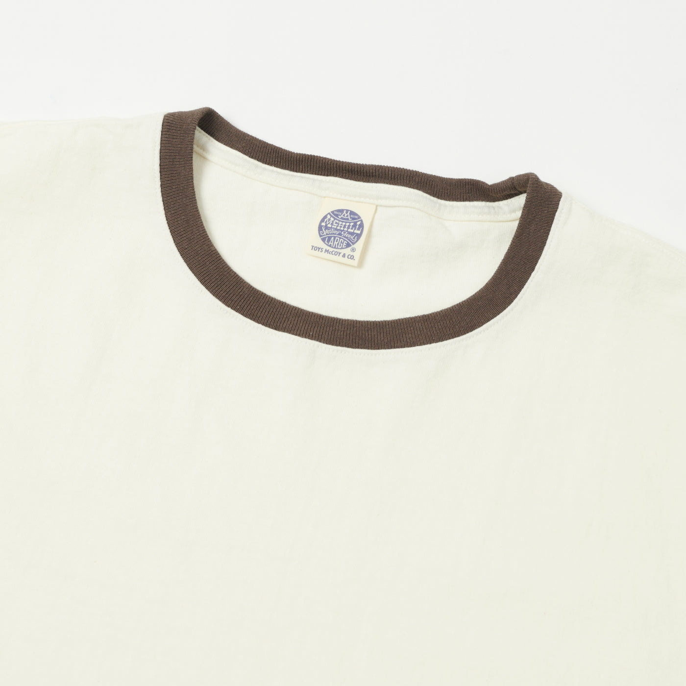 TOYS McCOY Johnny Ringer T-Shirt - Off White/Charcoal