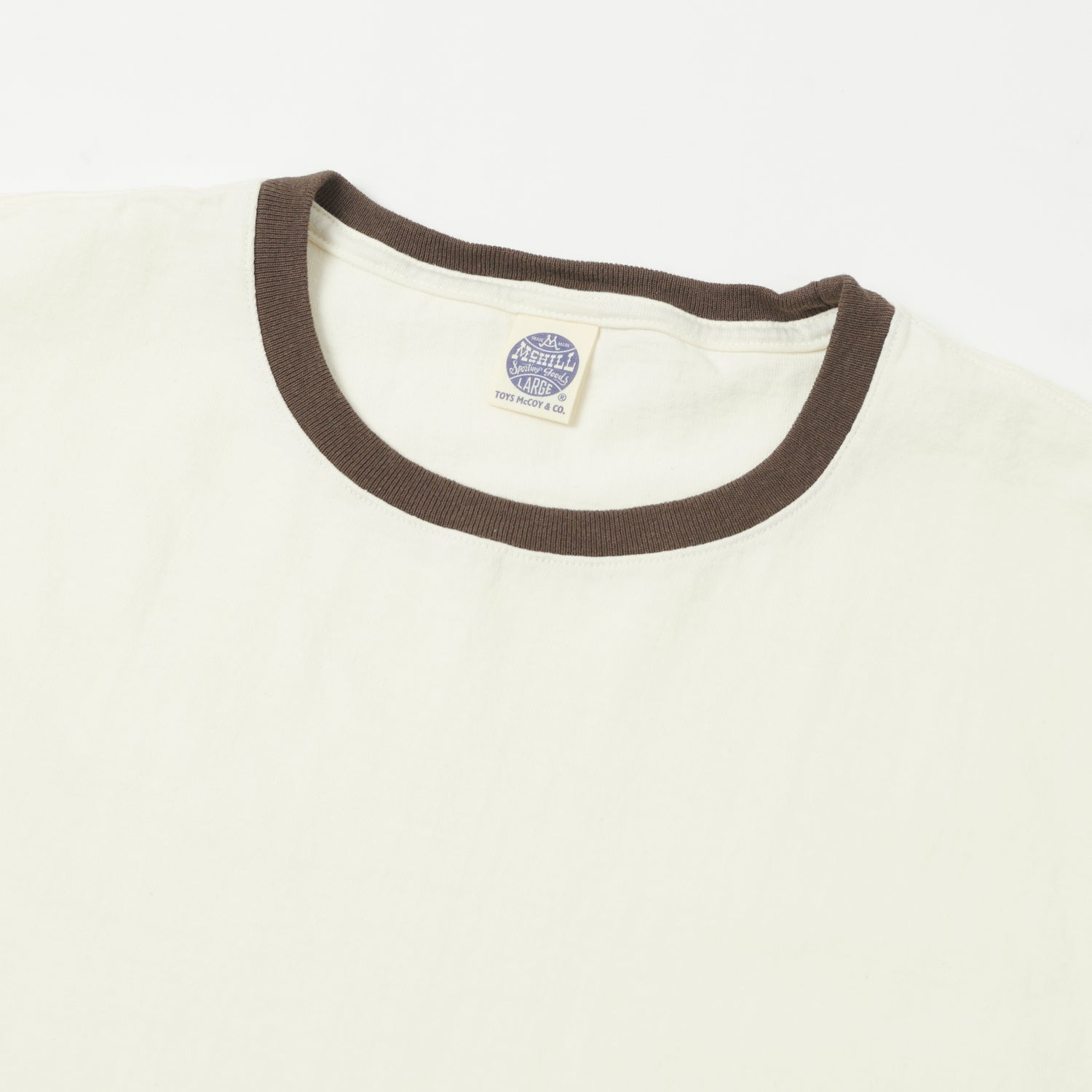 TOYS McCOY Johnny Ringer T-Shirt - Off White/Charcoal