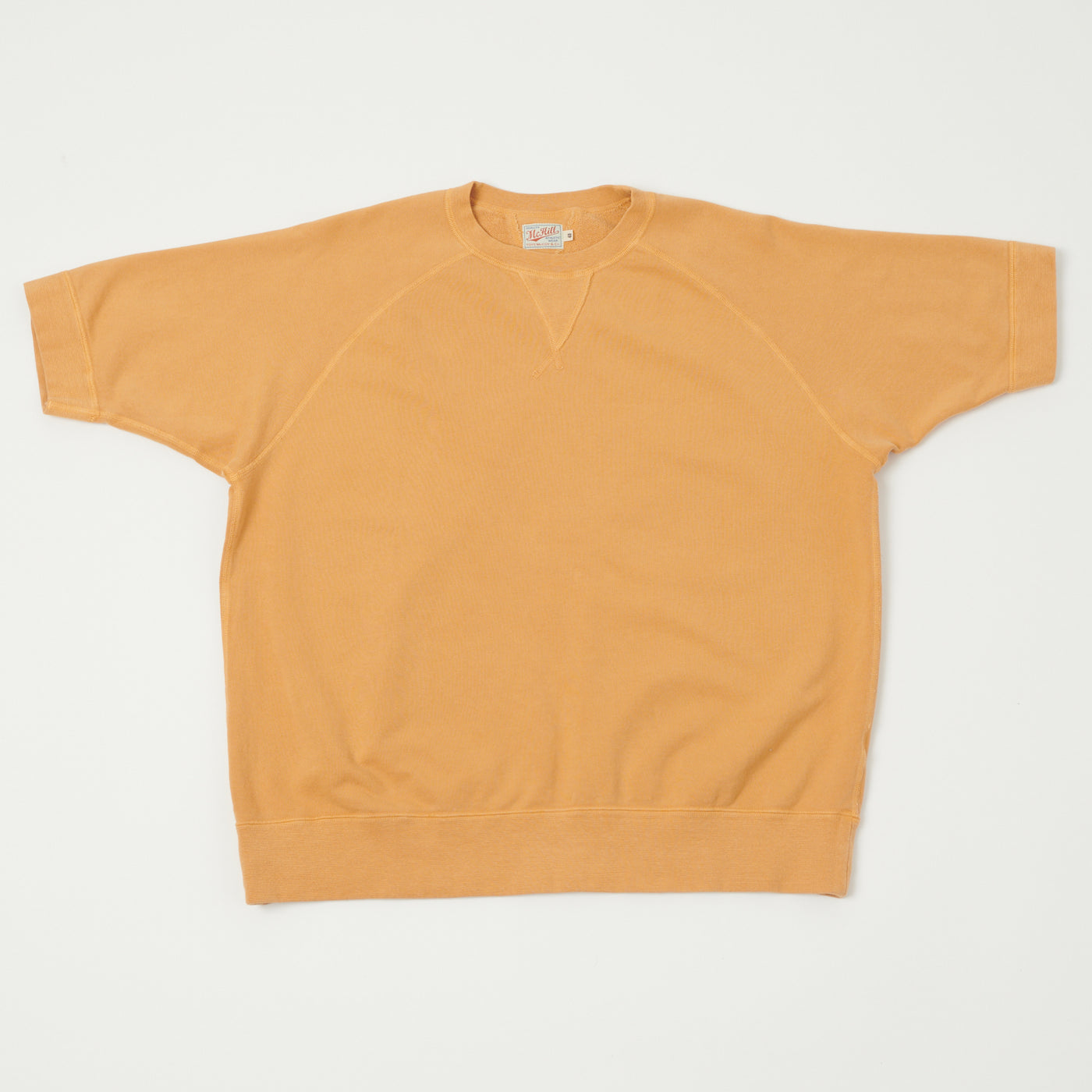 TOYS McCOY Short Sleeve Military Sweatshirt - Gold