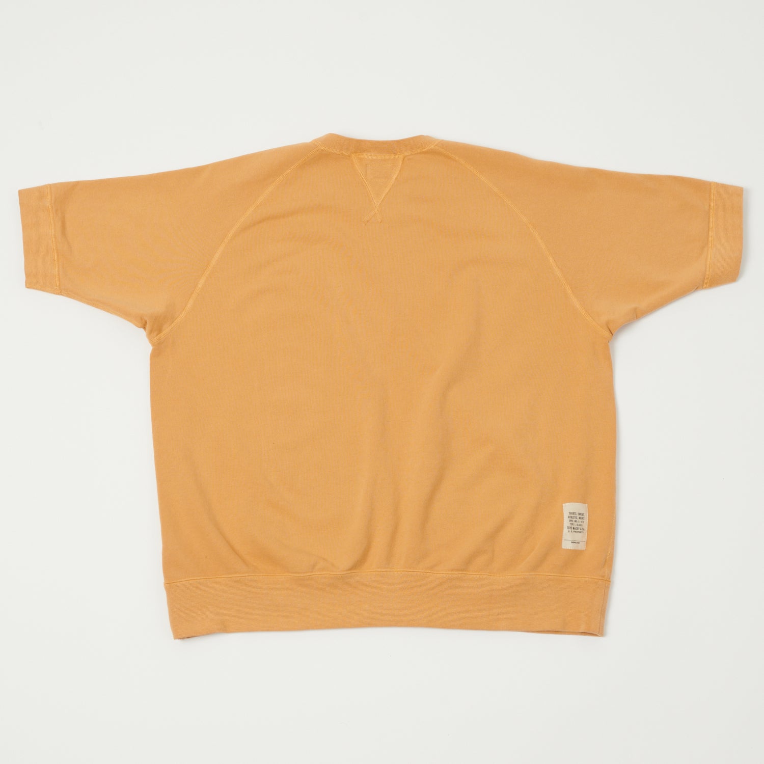 TOYS McCOY Short Sleeve Military Sweatshirt - Gold