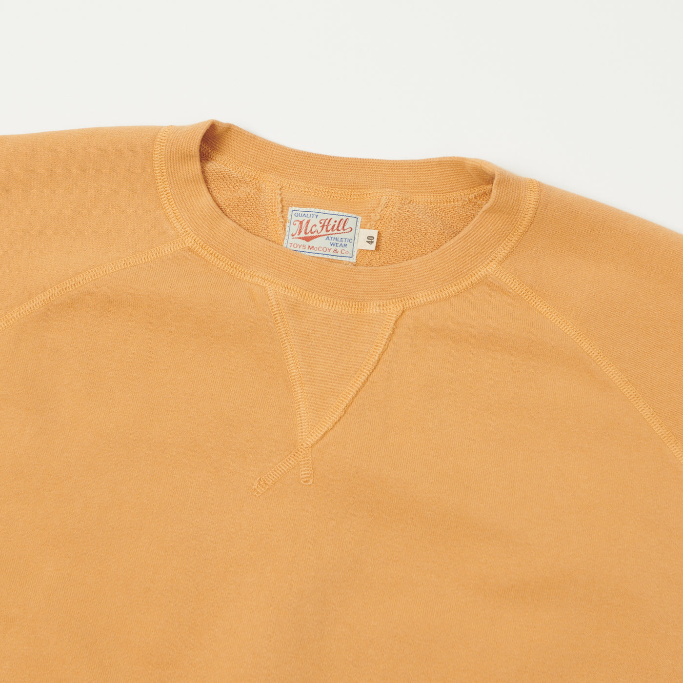 TOYS McCOY Short Sleeve Military Sweatshirt - Gold