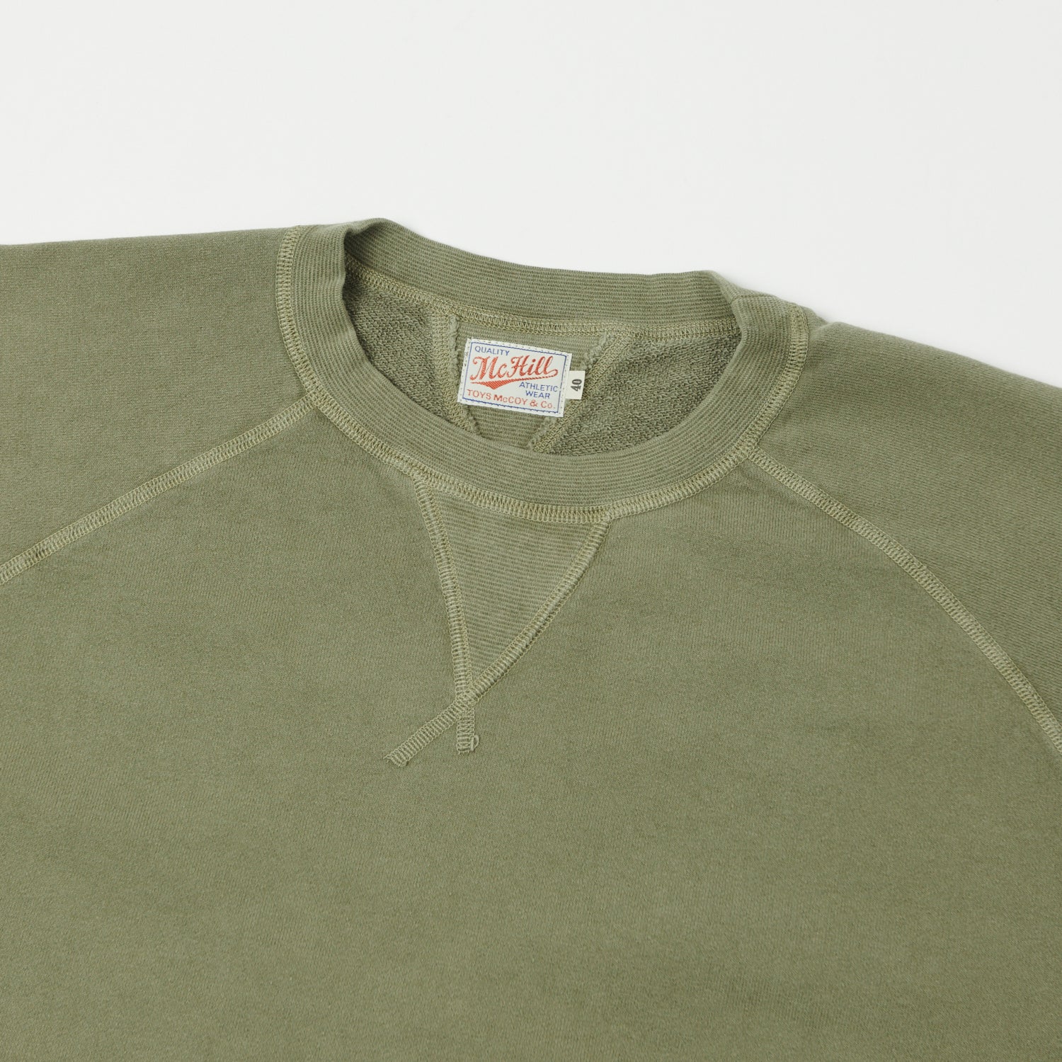 TOYS McCOY Short Sleeve Sweatshirt - Olive | SON OF A STAG