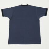 TOYS McCOY Ringer Pocket Tee - Blue/Black