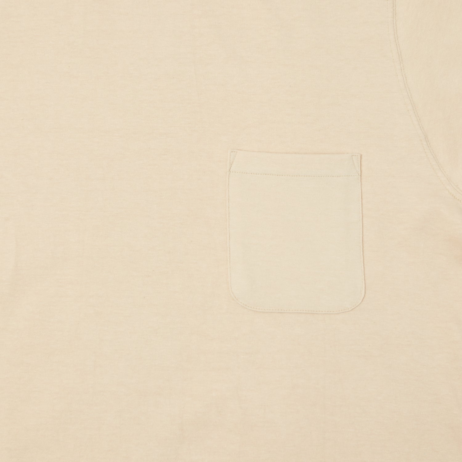 TOYS McCOY Ringer Pocket T-Shirt - Beige/Carrot