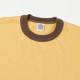 TOYS McCOY Ringer Pocket Tee - Yellow/Charcoal