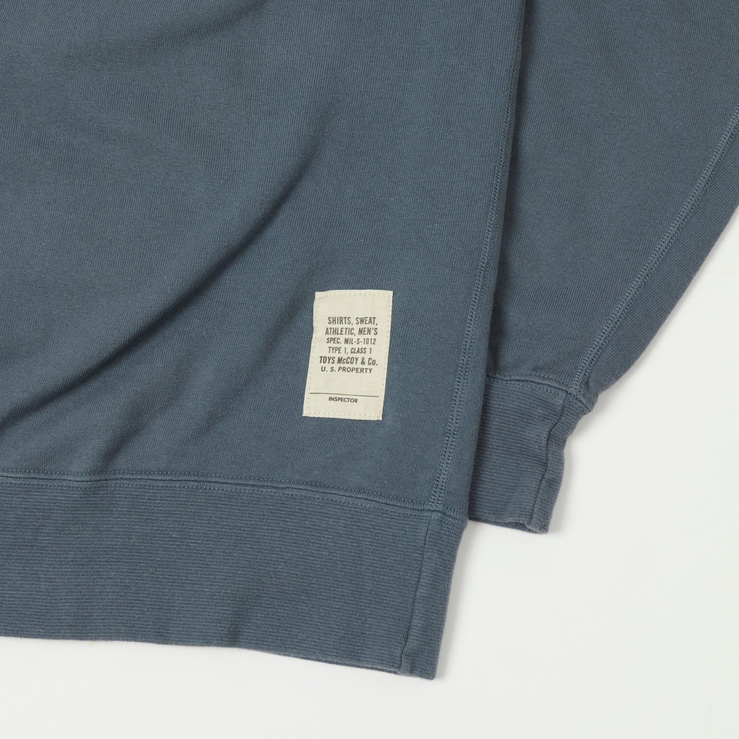 TOYS McCOY Garment Dyed Sweatshirt - Blue