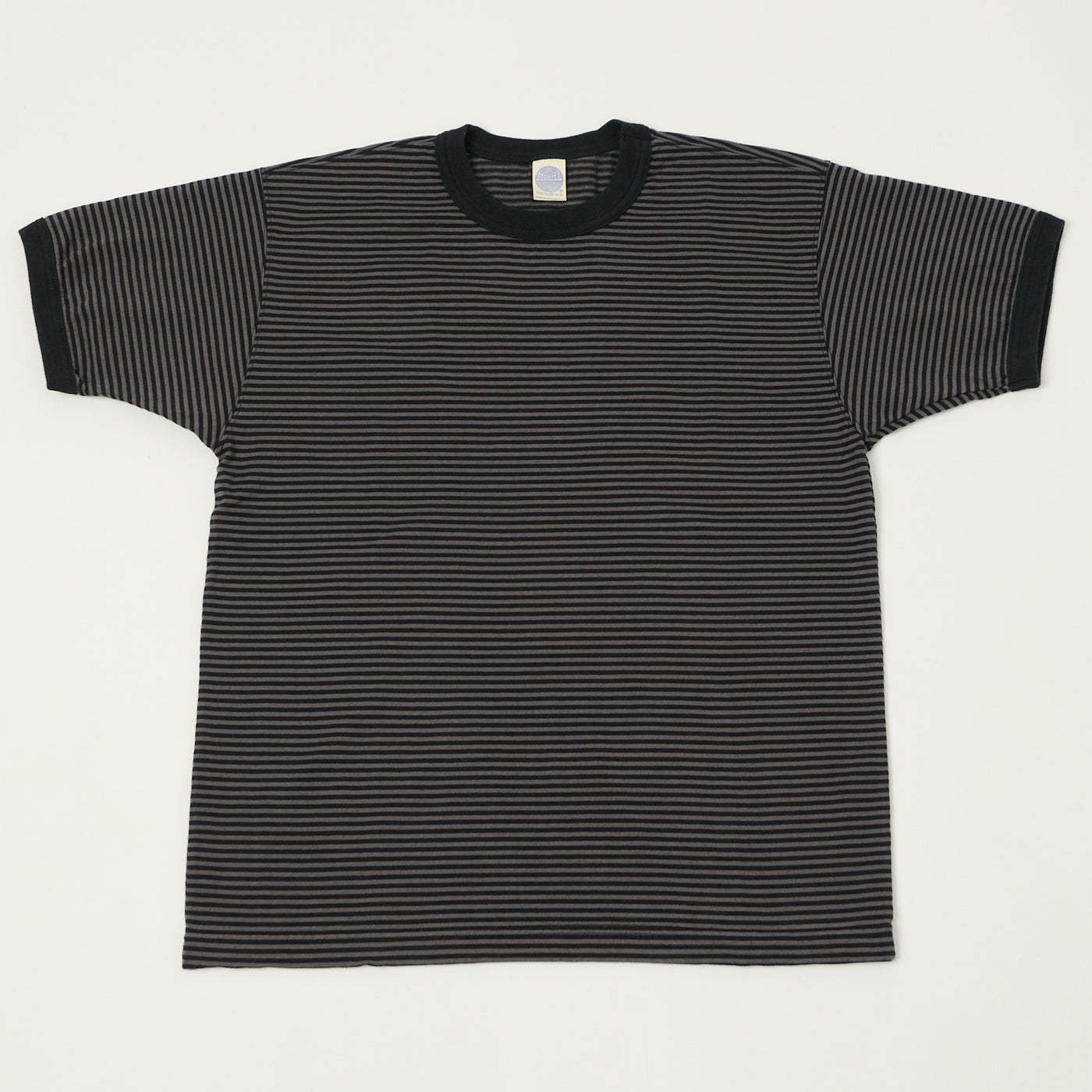 TOYS McCOY 'The Great American Hero' Stripe T-Shirt - Grey/Black