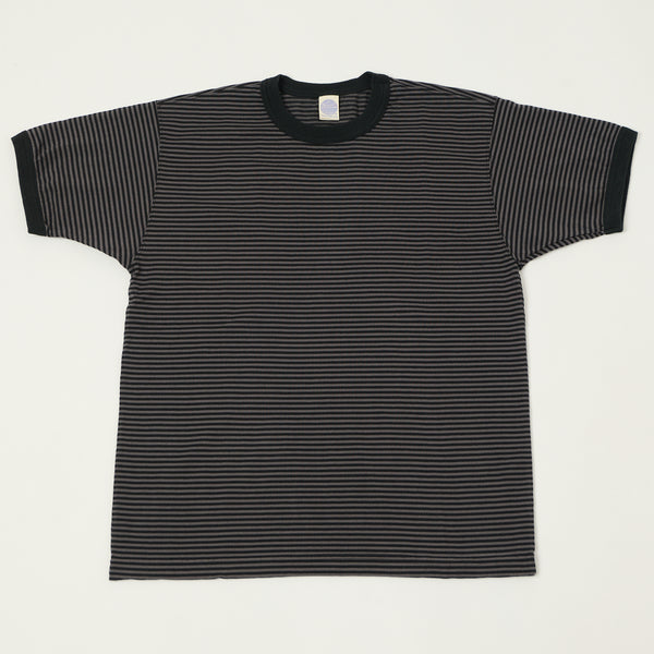 TOYS McCOY 'The Great American Hero' Stripe Tee - Grey/Black