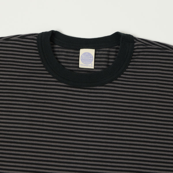 TOYS McCOY 'The Great American Hero' Stripe Tee - Grey/Black