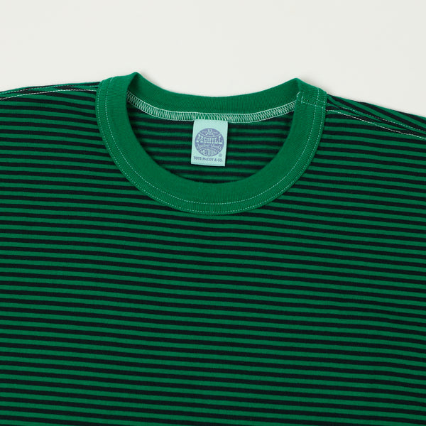 TOYS McCOY 'The Great American Hero' Stripe Tee - Green/Black