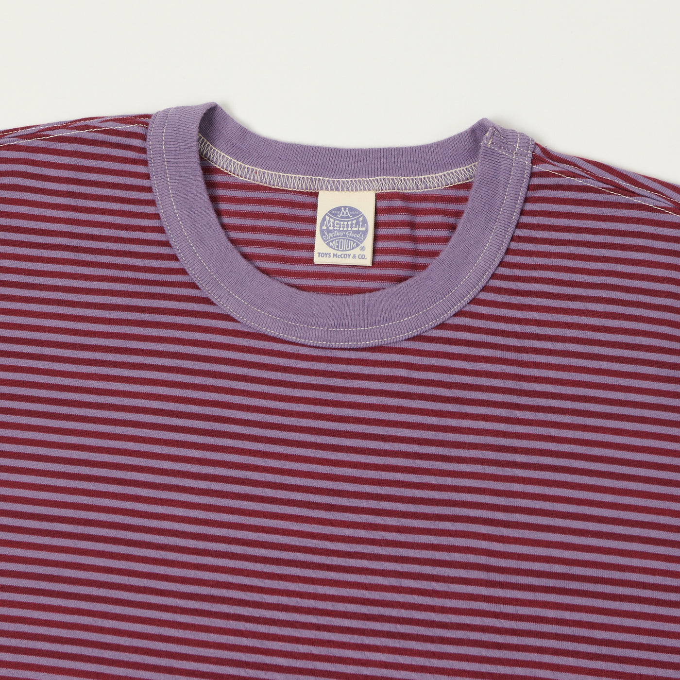 TOYS McCOY 'The Great American Hero' Stripe T-Shirt - Blue/Red