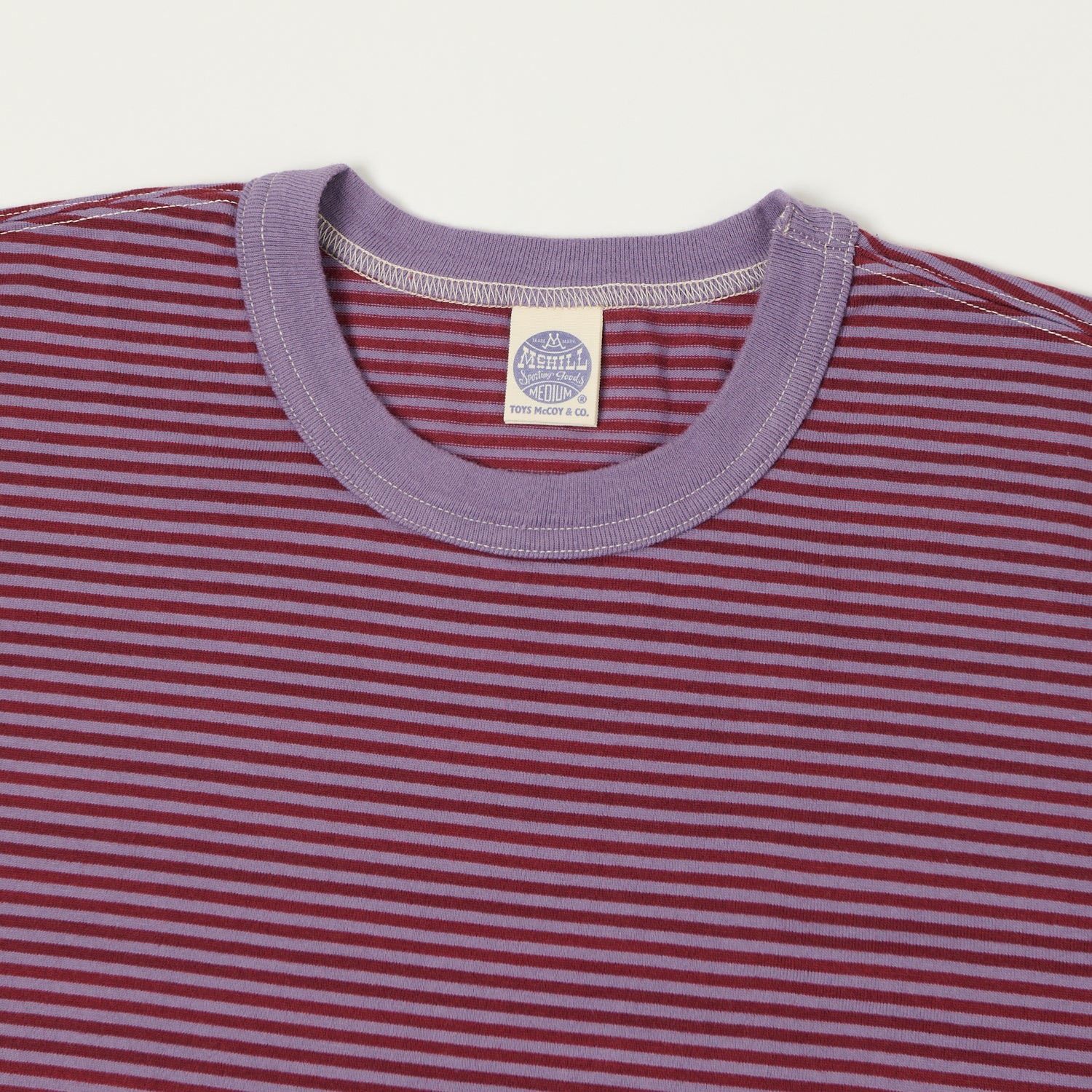 TOYS McCOY 'The Great American Hero' Stripe T-Shirt - Blue/Red