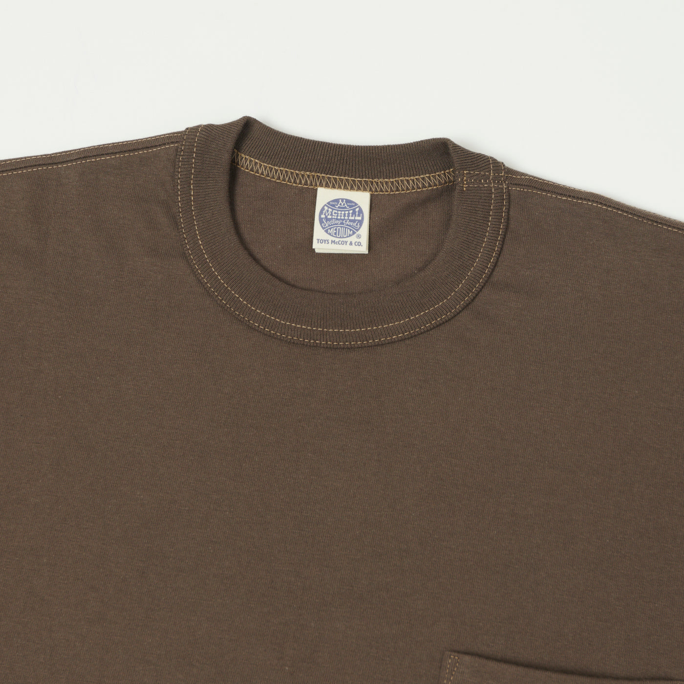 TOYS McCOY Pocket T-Shirt - Dark Charcoal
