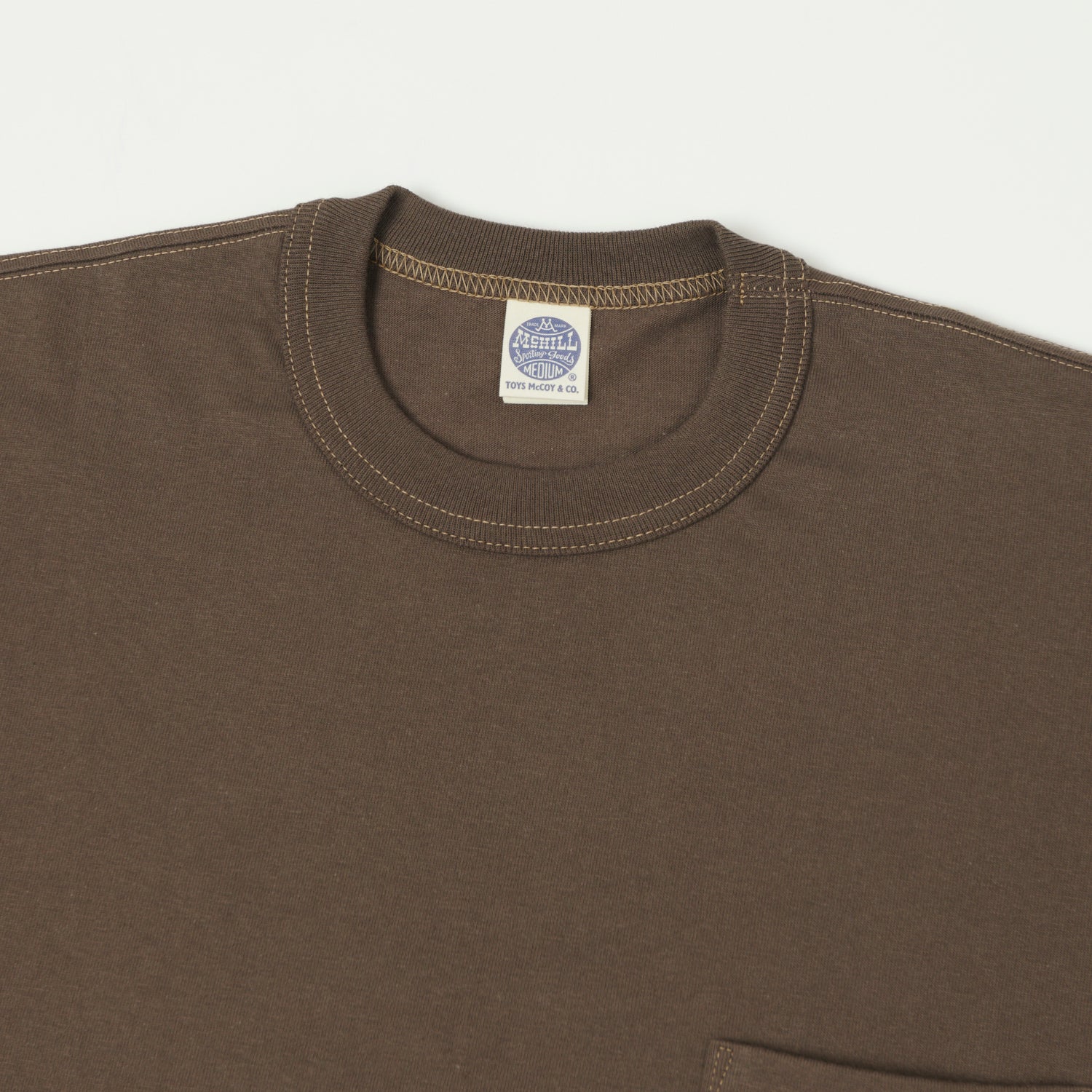 TOYS McCOY Pocket T-Shirt - Dark Charcoal