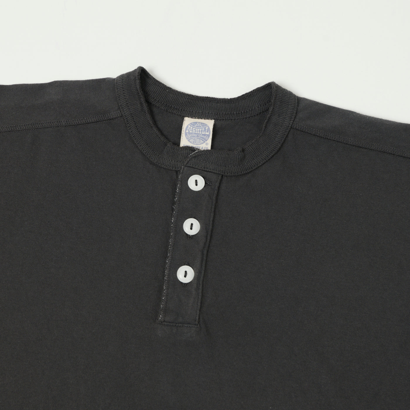 TOYS McCOY Union Henley - Black