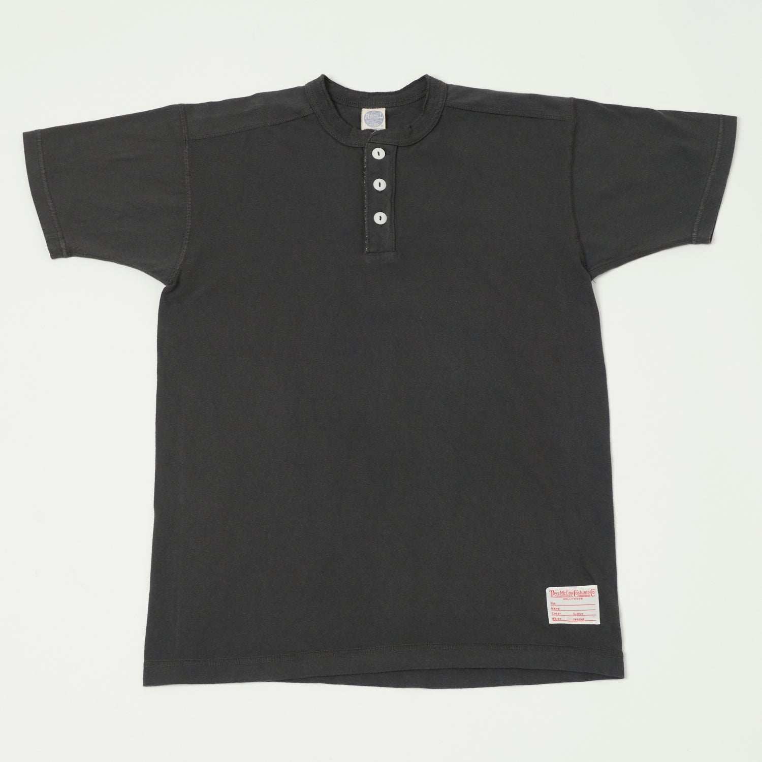 TOYS McCOY Union Henley - Black