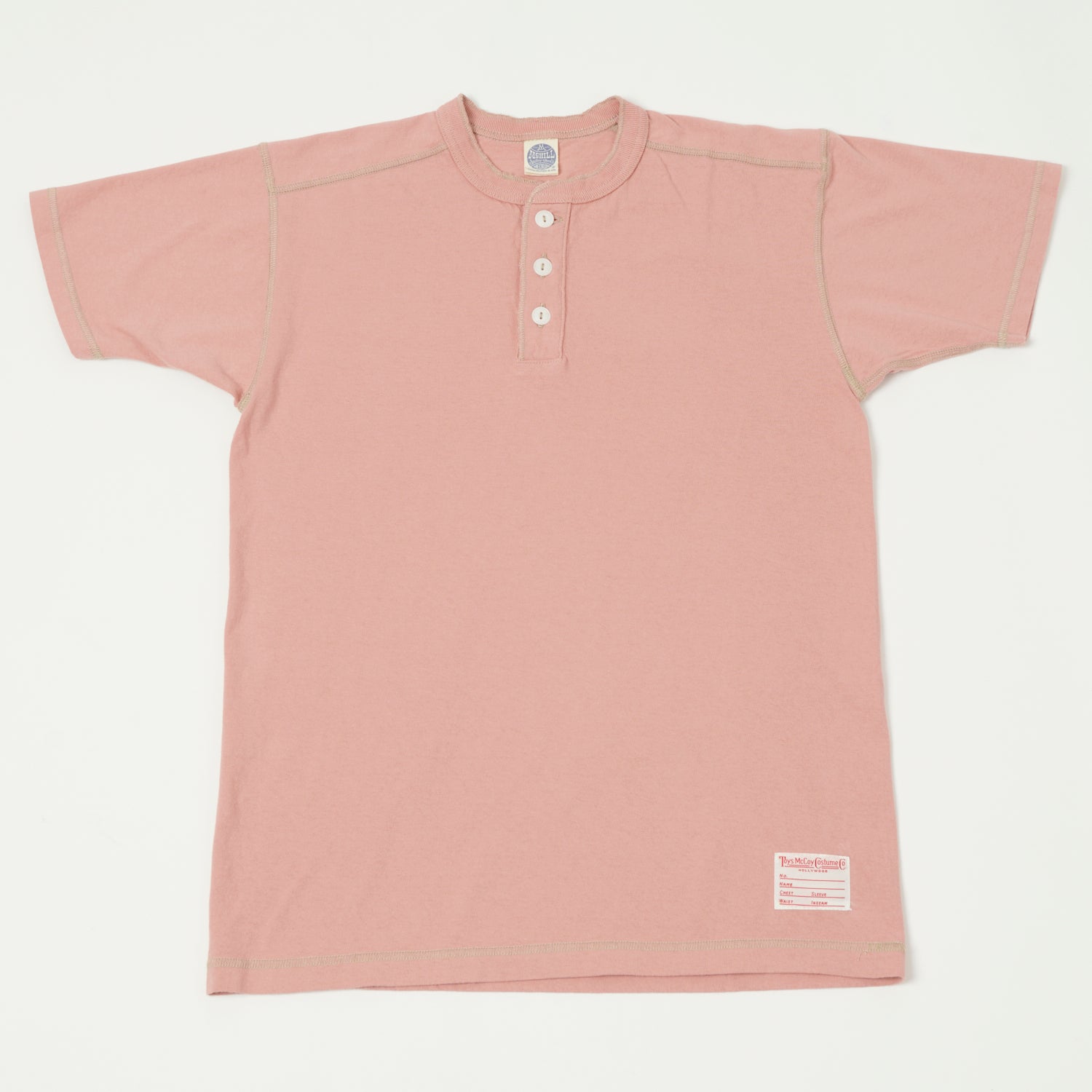 TOYS McCOY Union Henley - Pink
