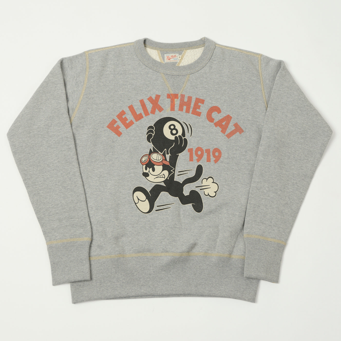 TOYS McCOY 'Felix 8 Ball' Sweatshirt - Ash