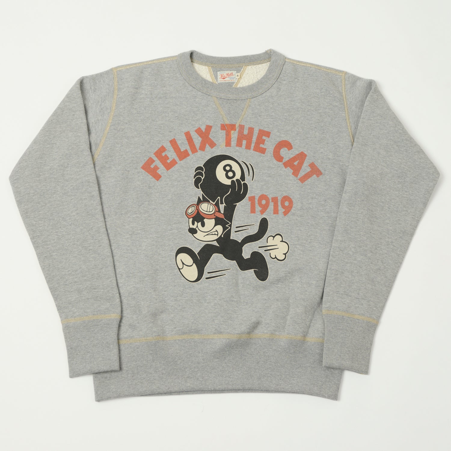 TOYS McCOY 'Felix 8 Ball' Sweatshirt - Ash