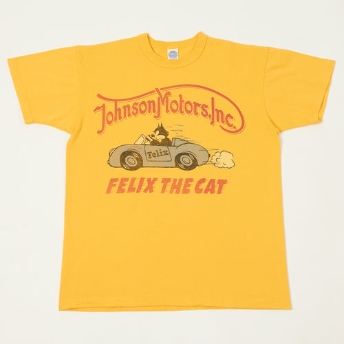 TOYS McCOY 'Johnson Motors - Felix The Cat' T-Shirt - Yellow