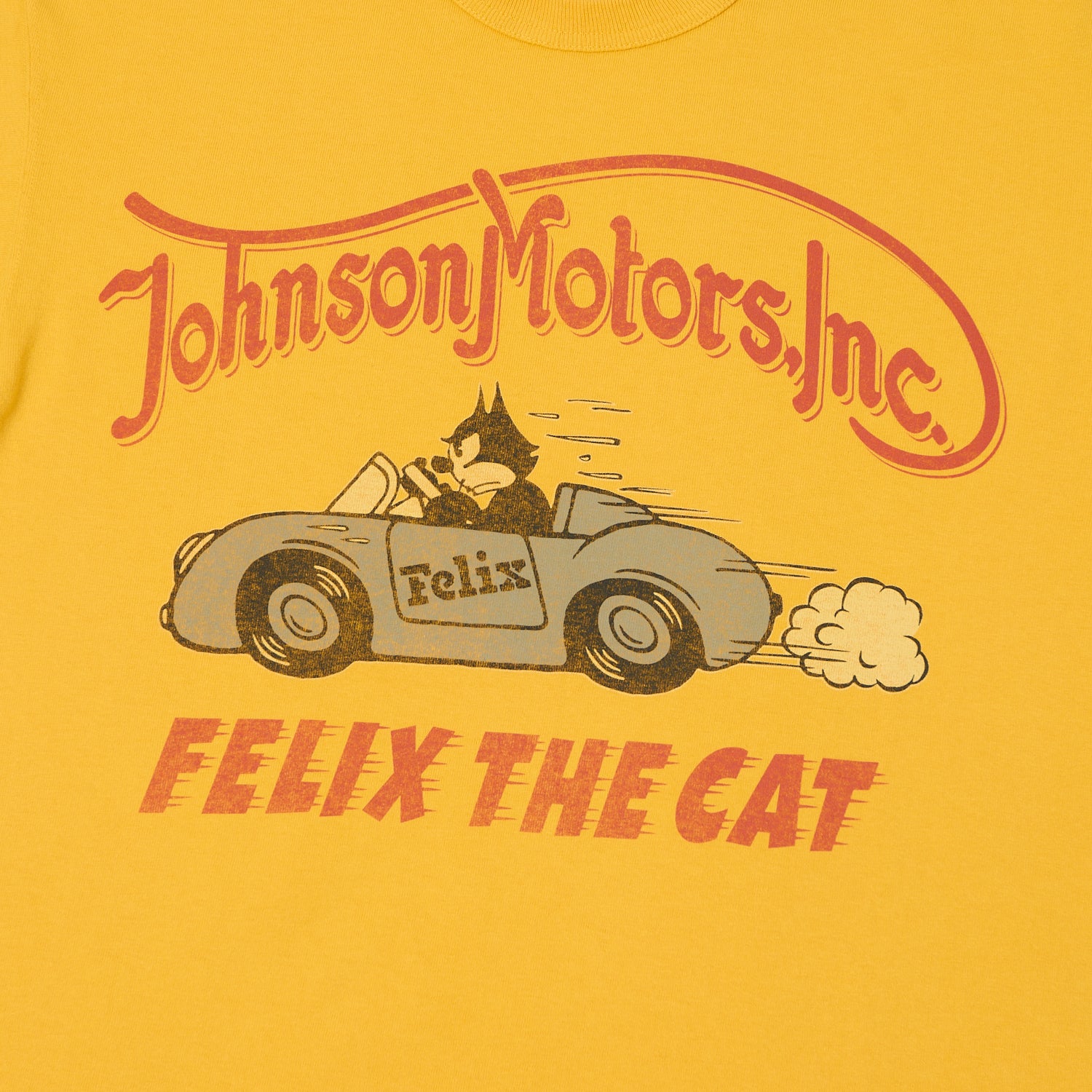 TOYS McCOY 'Johnson Motors - Felix The Cat' T-Shirt - Yellow