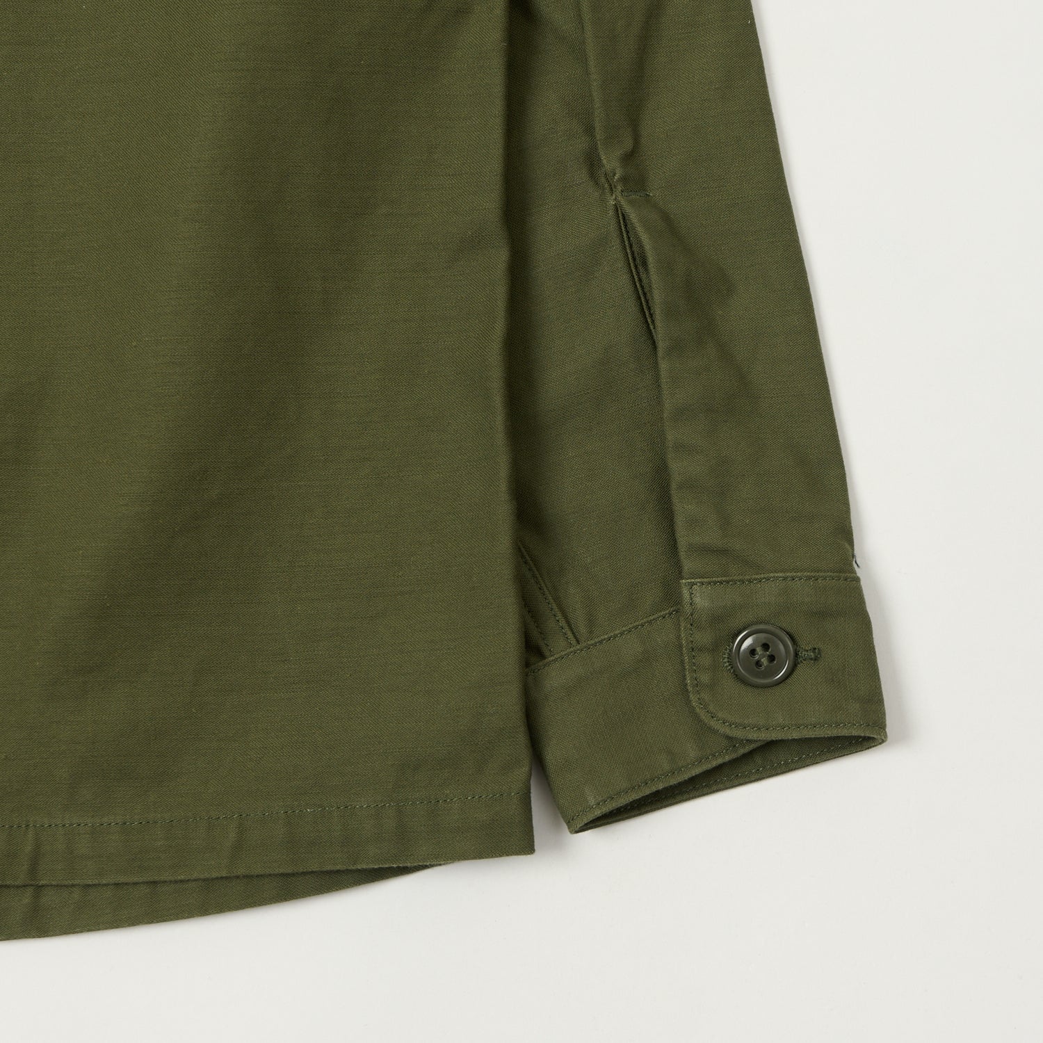 TOYS McCOY Snoopy 'Woodstock 69' OG-107 Cotton Sateen Shirt - Olive