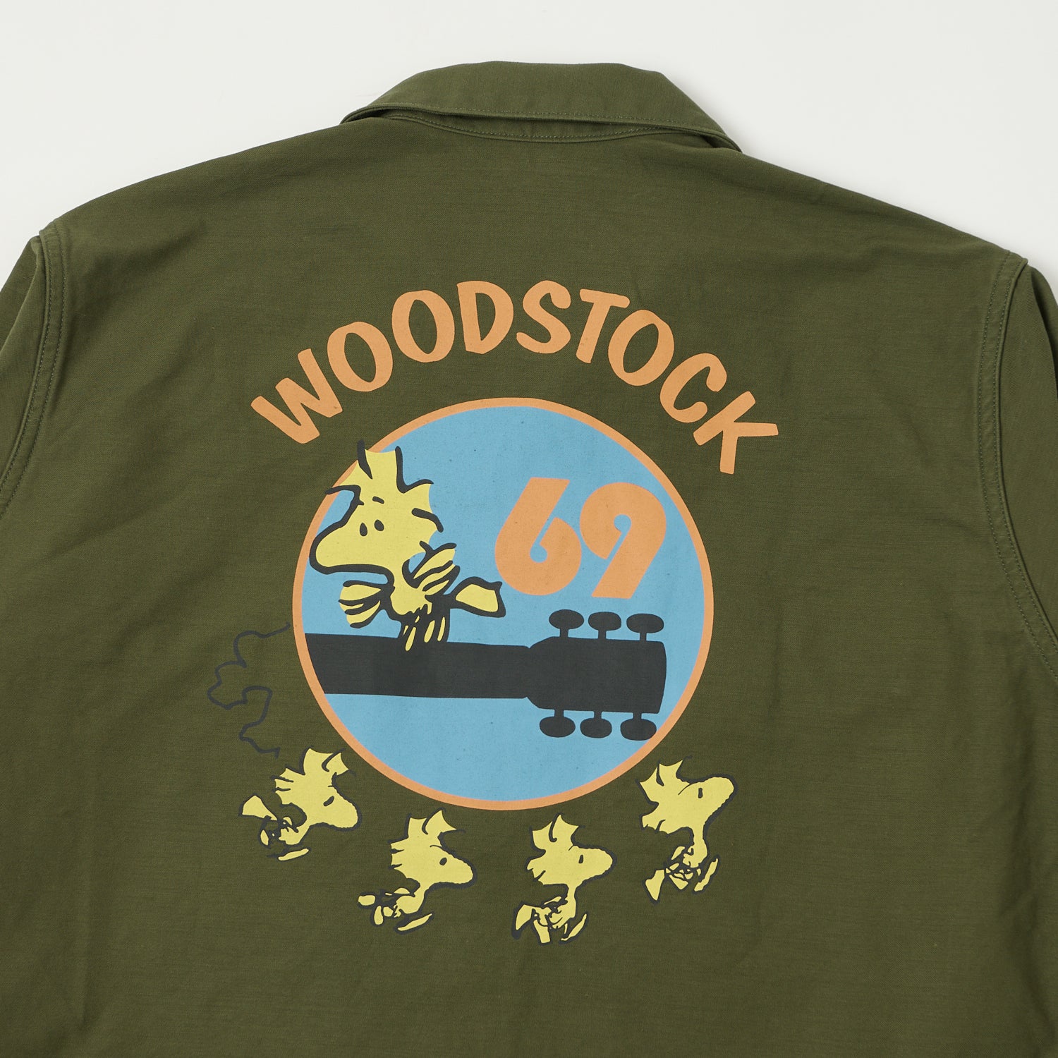TOYS McCOY Snoopy 'Woodstock 69' OG-107 Cotton Sateen Shirt