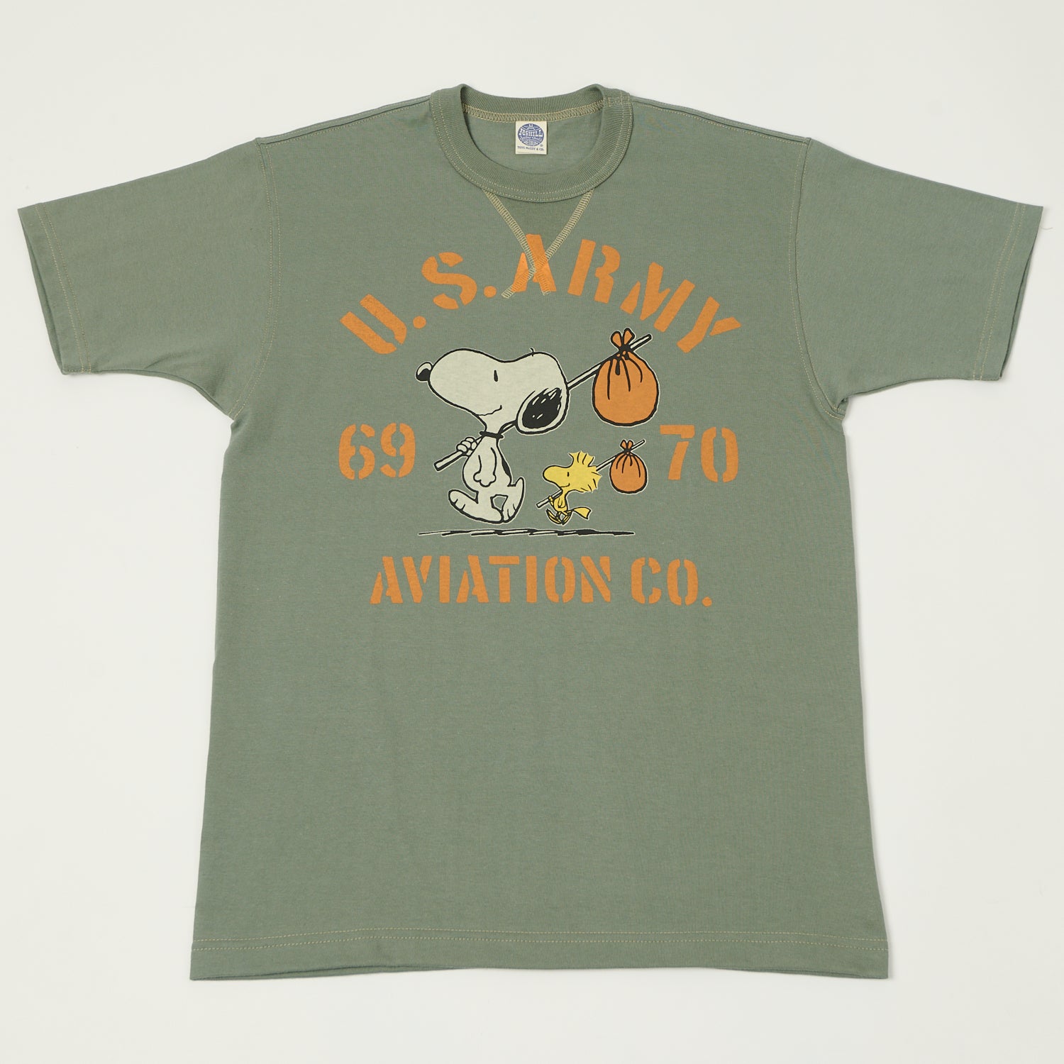 TOYS McCOY Snoopy 'U.S. Army Aviation Co' T-Shirt - Olive – SON OF
