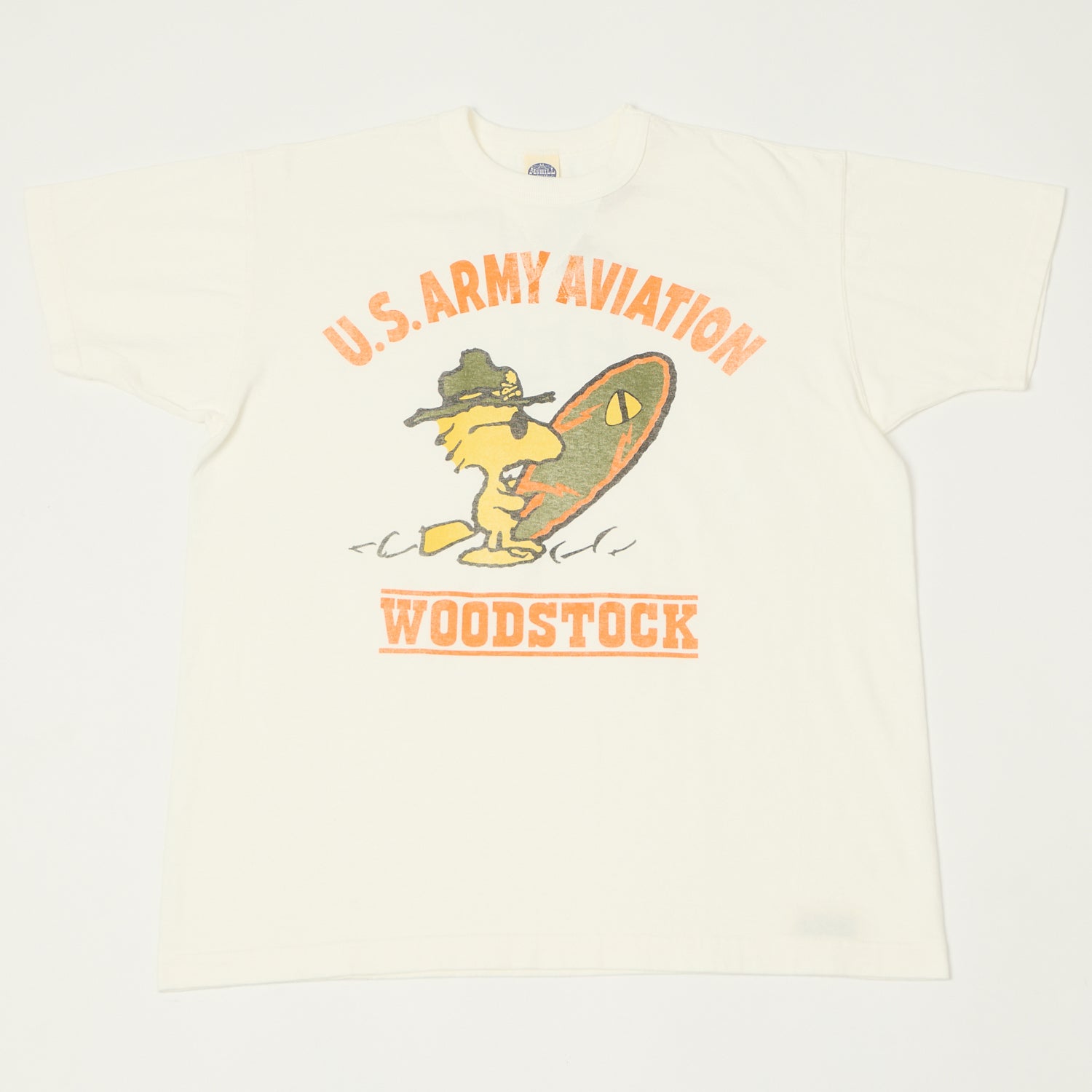 TOYS McCOY Woodstock 'U.S. Army Aviation' T-Shirt - Off White