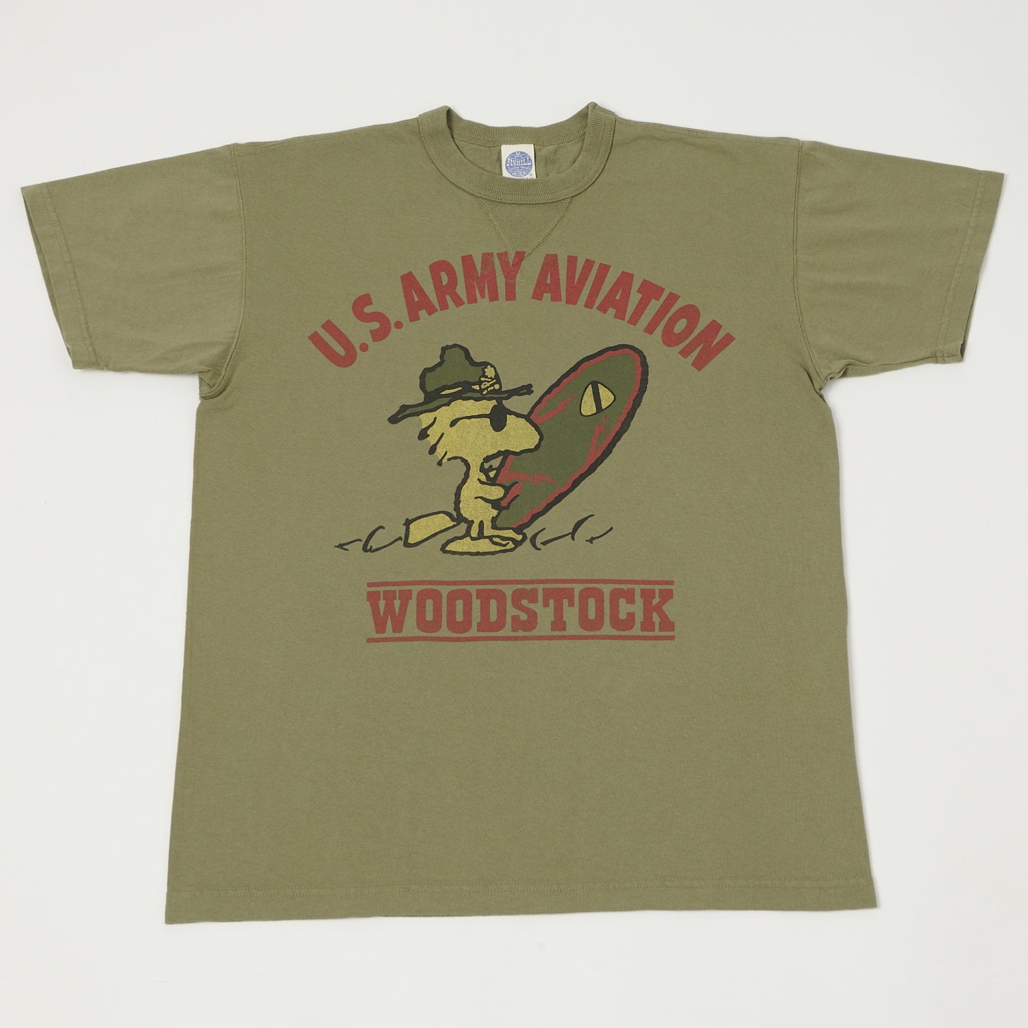 TOYS McCOY Woodstock 'U.S. Army Aviation' T-Shirt - Olive