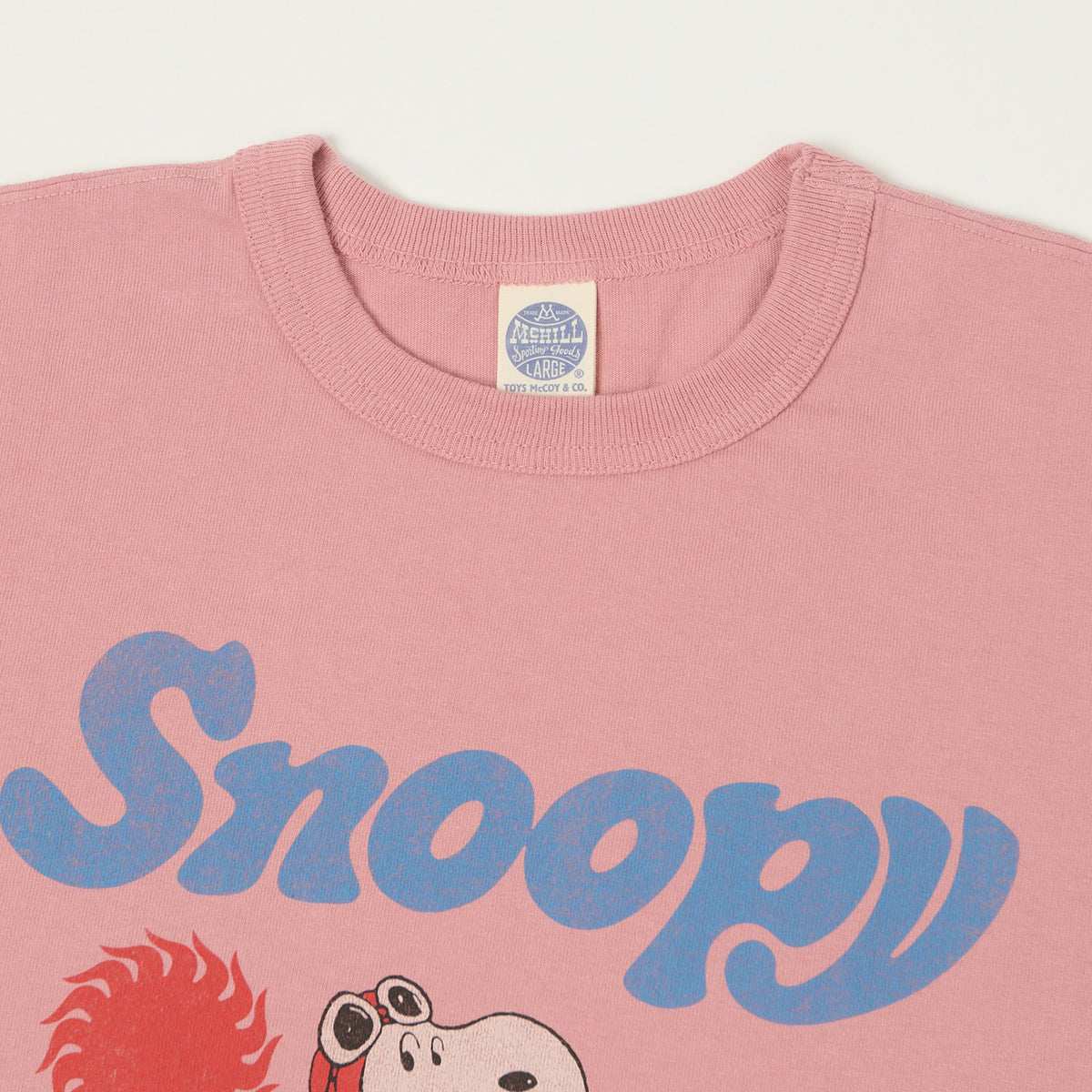 TOYS McCOY Snoopy 'Ride On Sand Beach' T-Shirt - Pink