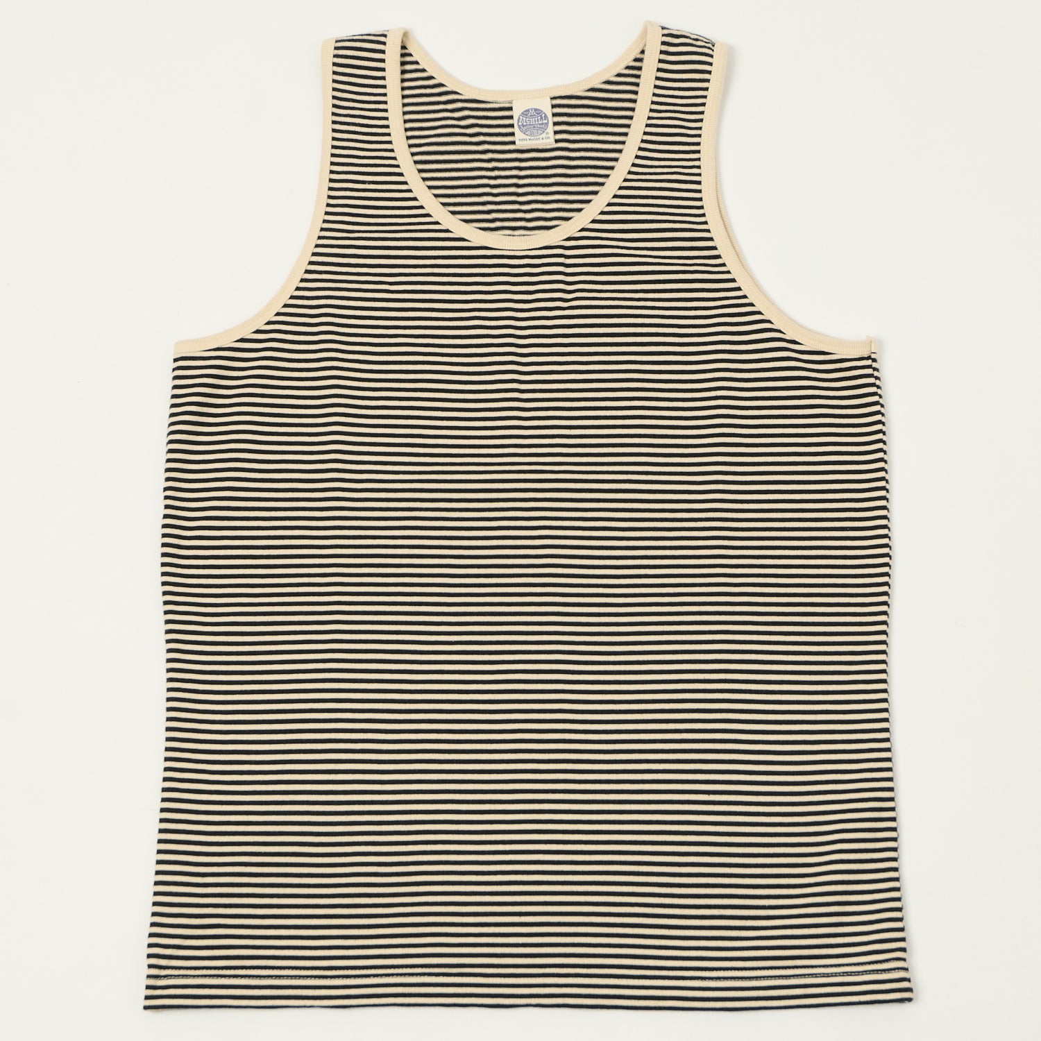 TOYS McCOY 'The Great American Hero' Stripe Tank Top - Ivory/Black