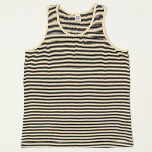 TOYS McCOY 'The Great American Hero' Stripe Tank Top - Ivory/Black