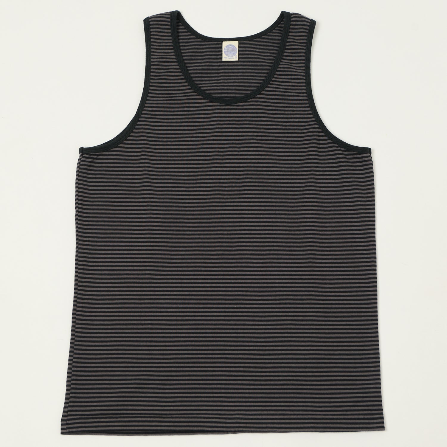 TOYS McCOY 'The Great American Hero' Stripe Tank Top - Grey/Black