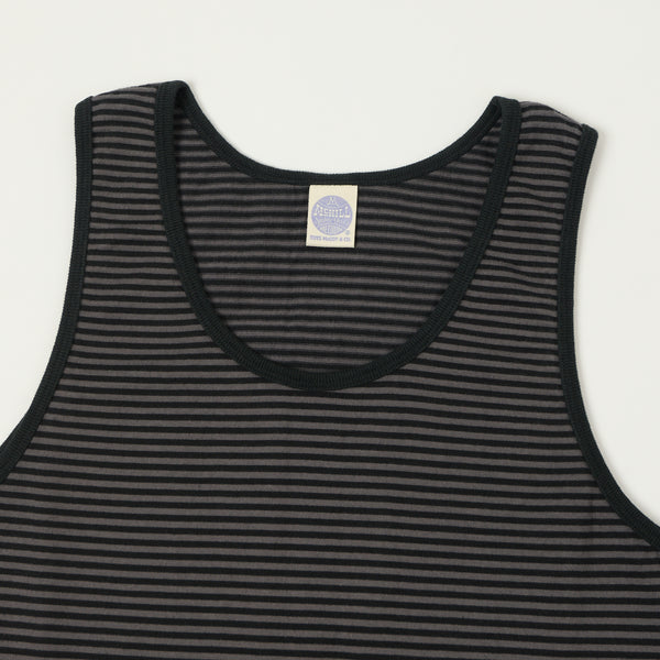 TOYS McCOY 'The Great American Hero' Stripe Tank Top - Grey/Black