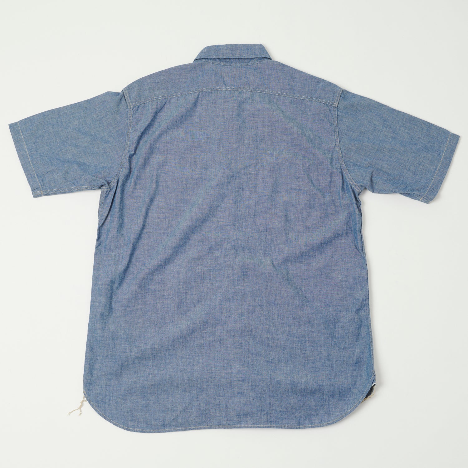 TOYS McCOY Short Sleeve Chambray Work Shirt - Blue