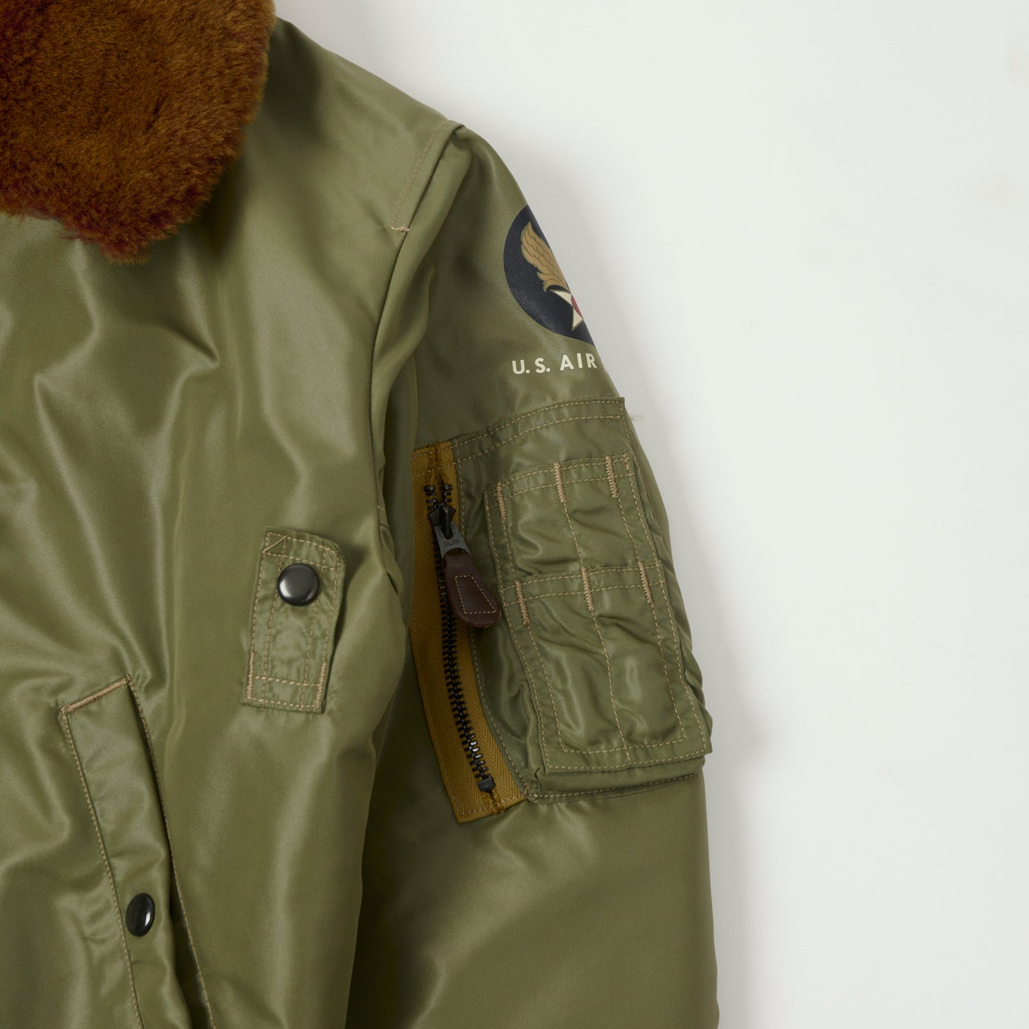 TOYS McCOY 'Type B-15C' Nylon Flight Jacket - Olive – SON OF A STAG