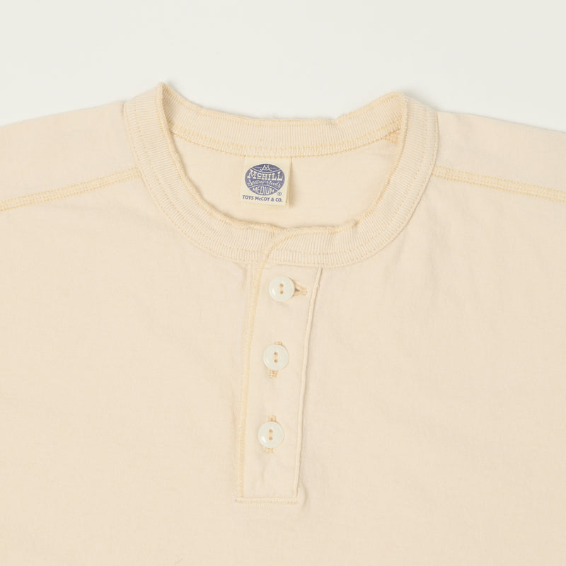 TOYS McCOY Union Henley Tee - Natural