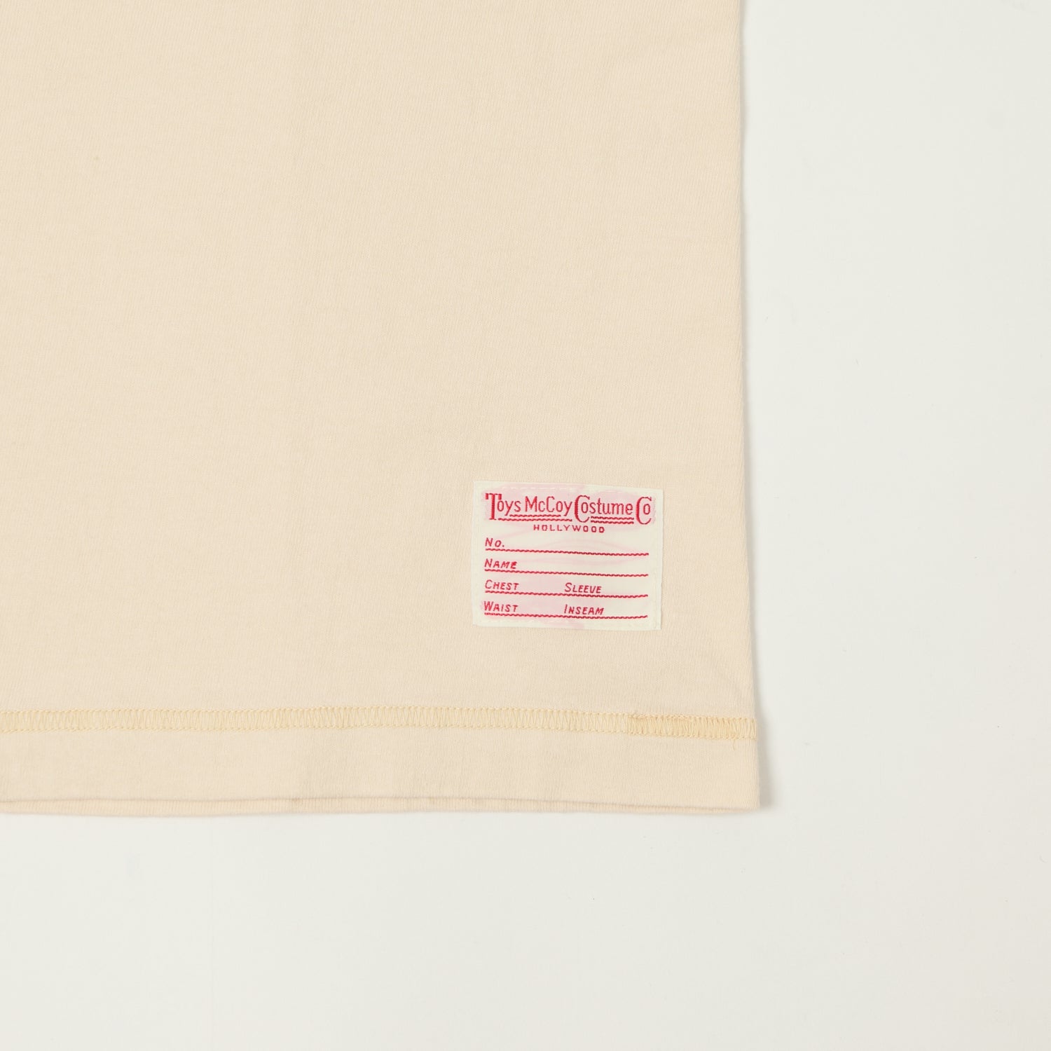 TOYS McCOY Union Henley T-Shirt - Natural