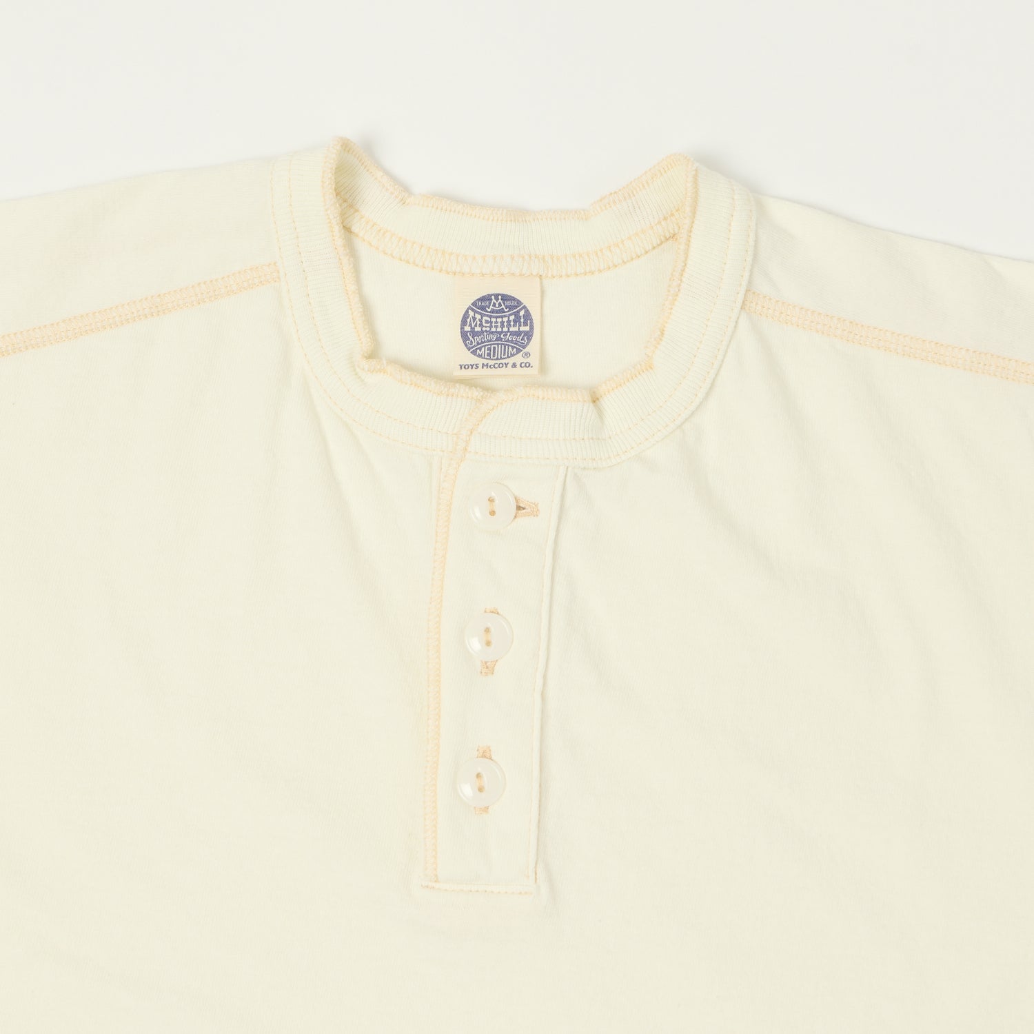 TOYS McCOY Union Henley - Off White