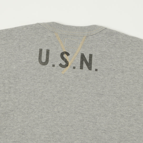 TOYS McCOY USN Print Sweatshirt - Grey