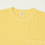 Velva Sheen Pigment Dyed Pocket T-Shirt - Yellow